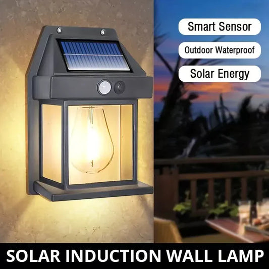 Solar Outdoor Wall Lamp with Motion Sensors
